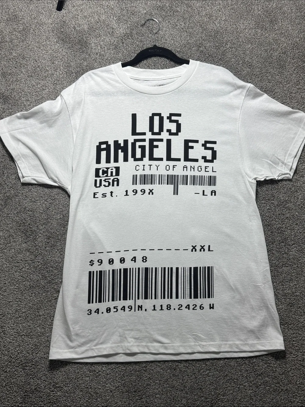 Fashion Nova White Los Angeles Graphic Tee - Picture 2 of 3